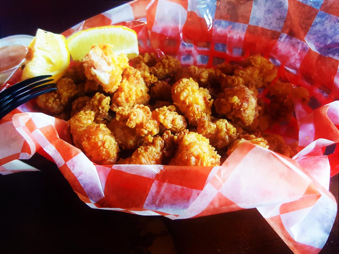 Fried alligator