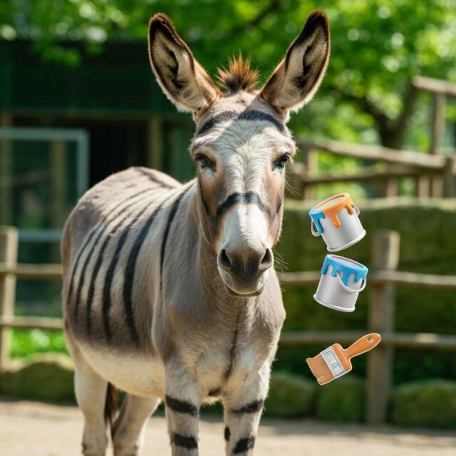 El misterio de la cebra fugitiva en el zoo de Ereván que resultó ser un burro pintado El misterio de la cebra fugitiva en el zoo de Ereván que resultó ser un burro pintado