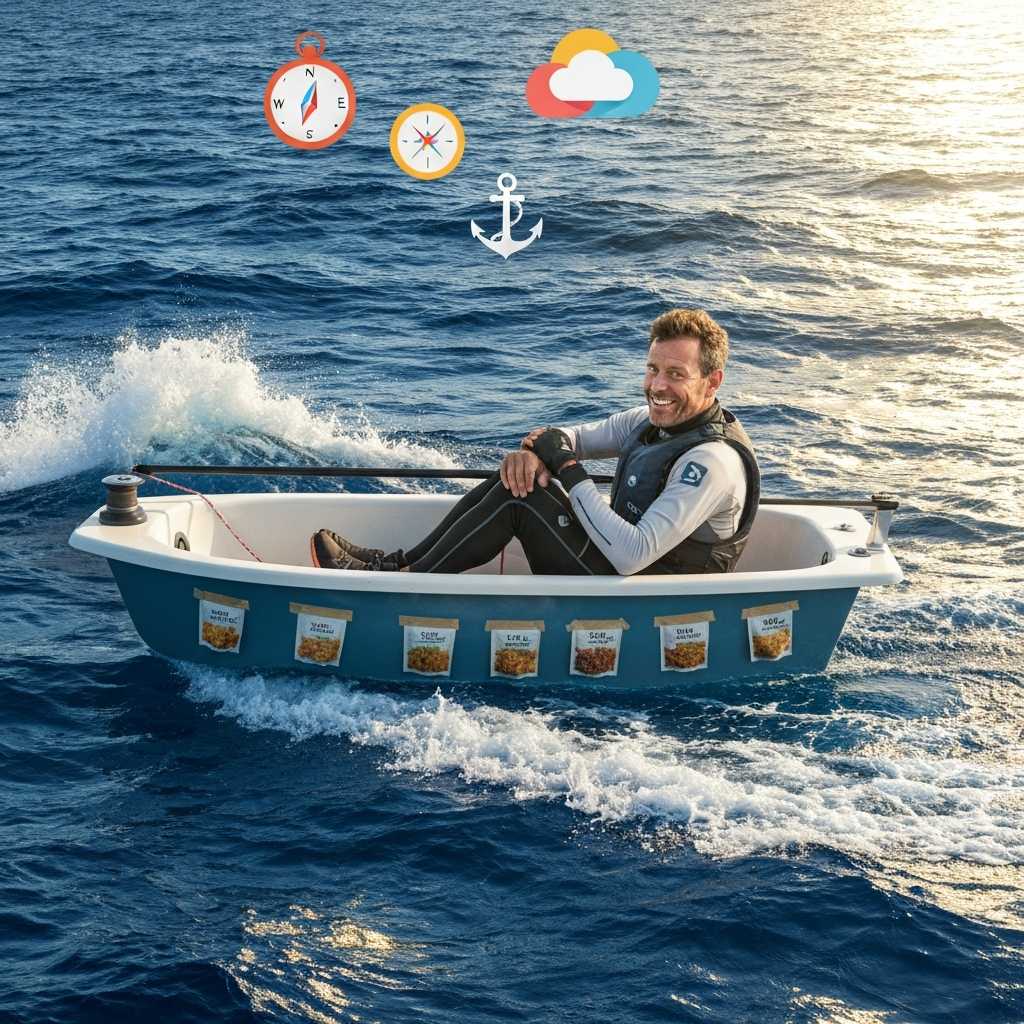 Un marinero se empeña en cruzar el Atlántico en un barco del tamaño de una bañera