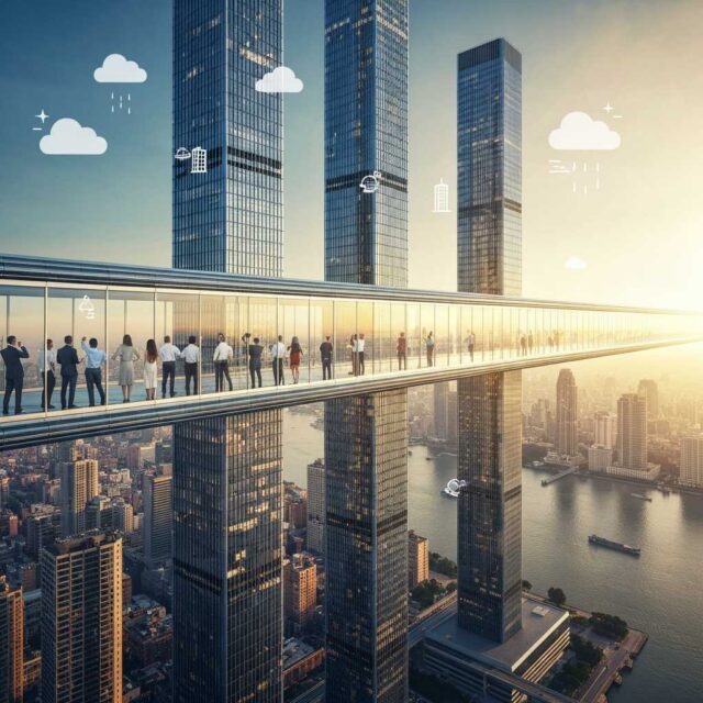 China construye un alucinante rascacielos horizontal flotando a 250 metros del suelo China construye un alucinante rascacielos horizontal flotando a 250 metros del suelo