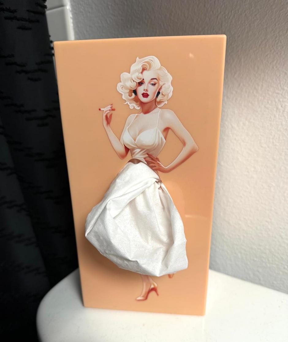 Dispensador de pañuelos de Marilyn Monroe